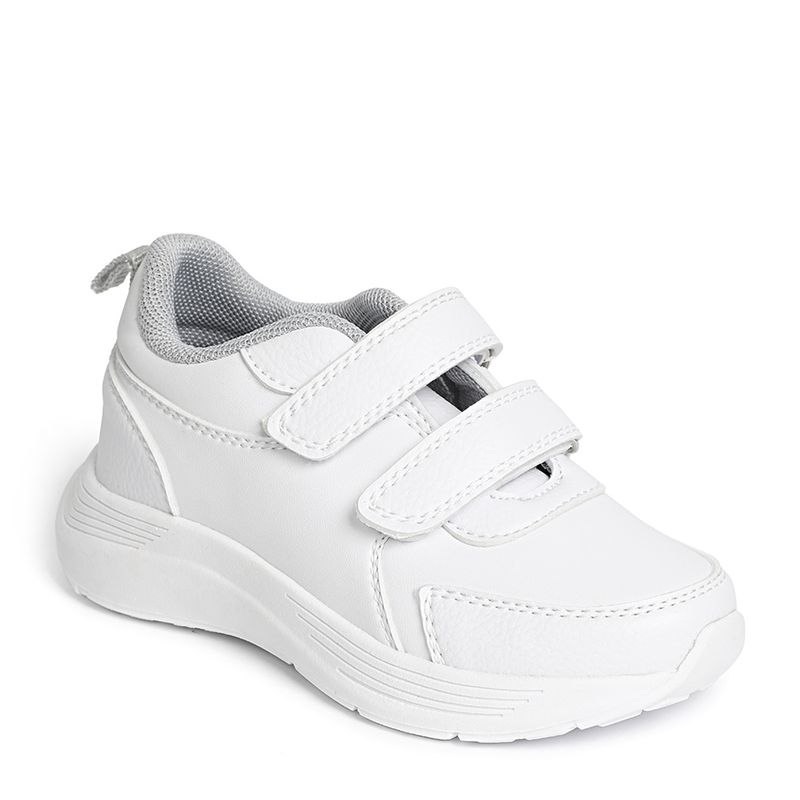 Zapatillas Escolar Unisex Bata Sebastian Blanco