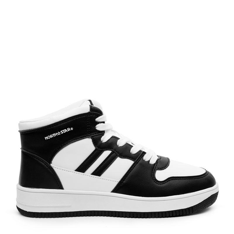 Zapatillas Botin Urbanas Mujer C Negro North Star Bata.pe