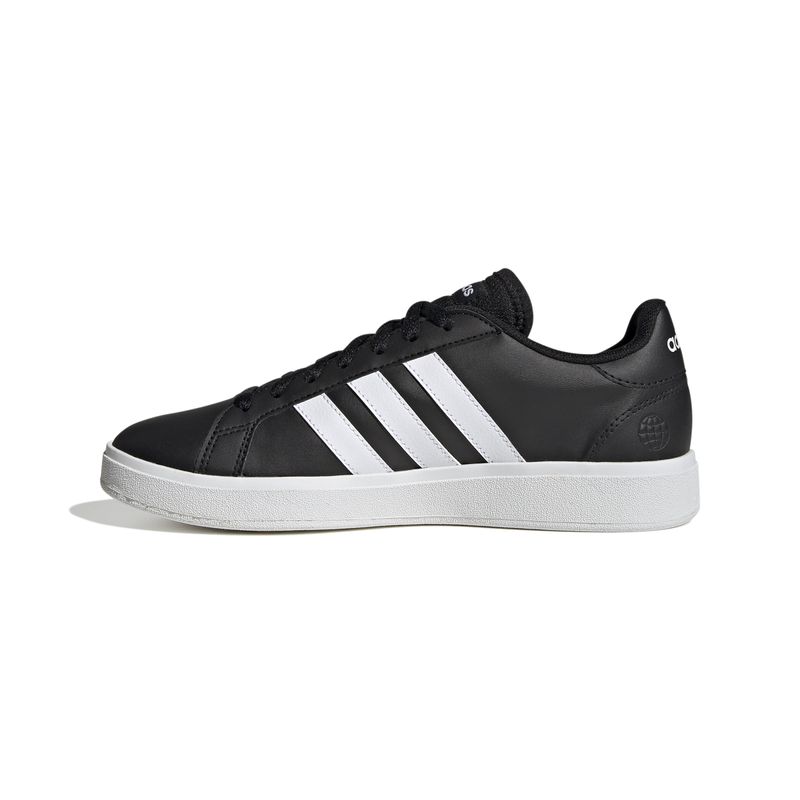 Zapatilla negra mujer adidas hot sale