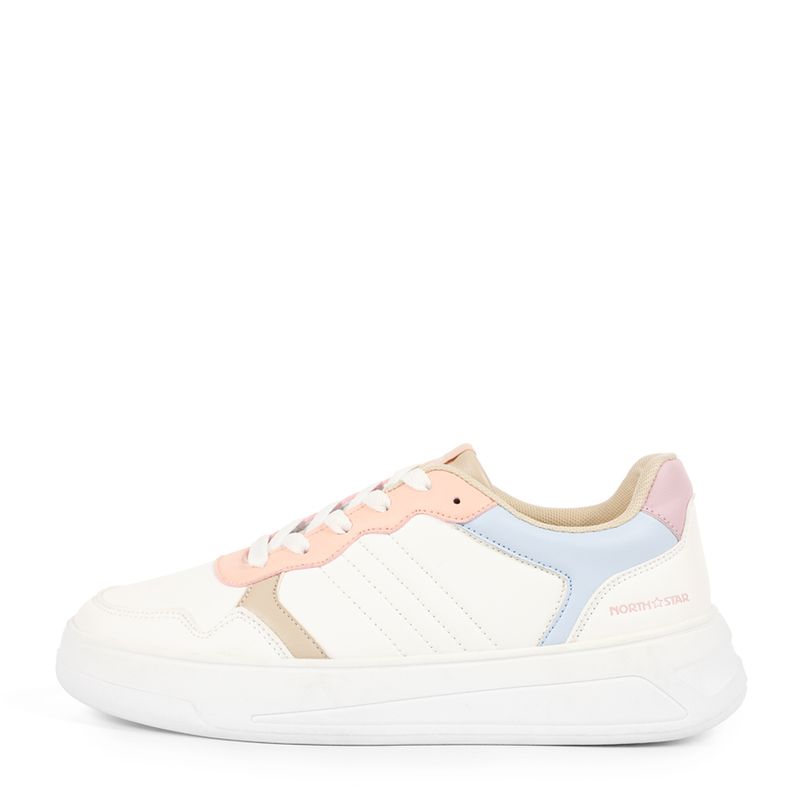 Zapatillas blancas mujer online bata