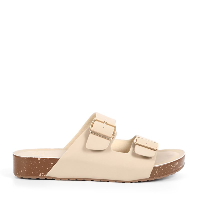 Bata Sandalias Casuales para Mujer Beige