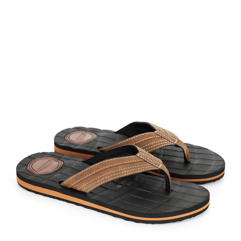 Bata Sandalias De Playa Para Hombre Marron BATA