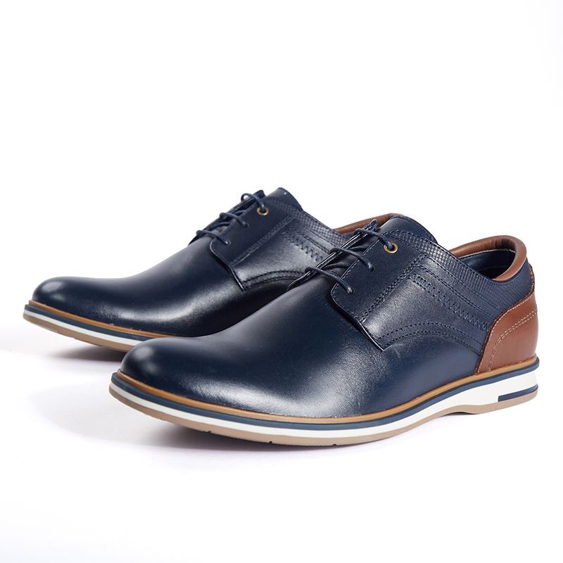 Bata Zapatos Casuales Hombre Azul Marino