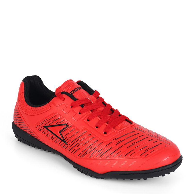 Zapatillas power negras online con rojo