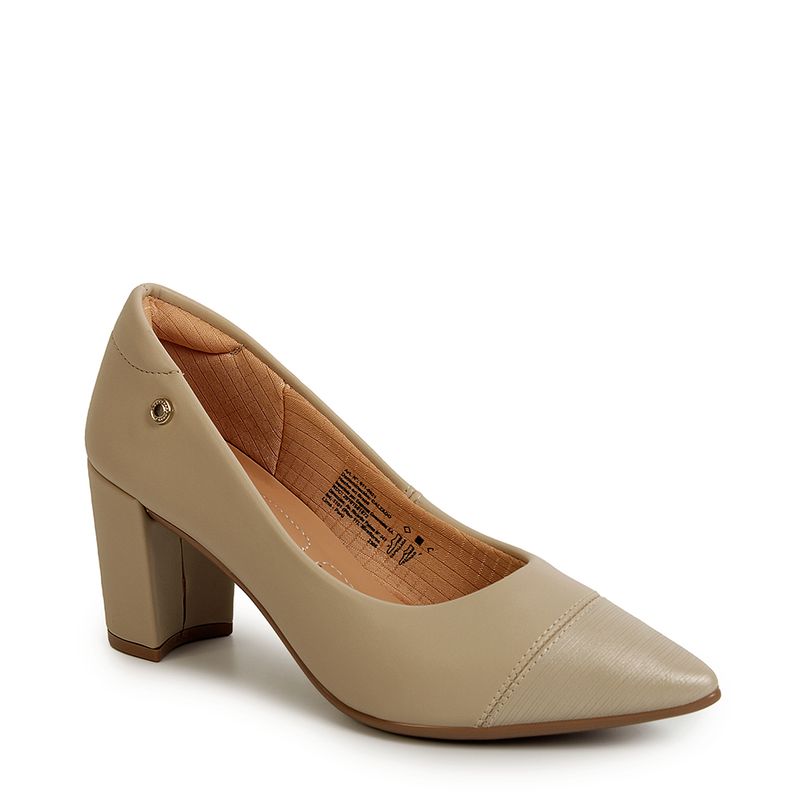 Zapatos de vestir fashion mujer color beige