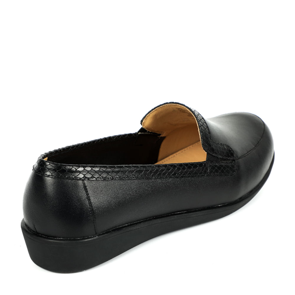 Mocasines Casuales para Mujer de Cuero C Negro Bata Confit Bata.pe Cyber Bata Ofertas Zapatos Zapatillas y Accesorios Bata.pe