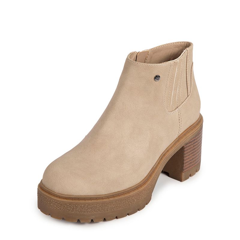 Bata Botines Casuales para Mujer Taupe