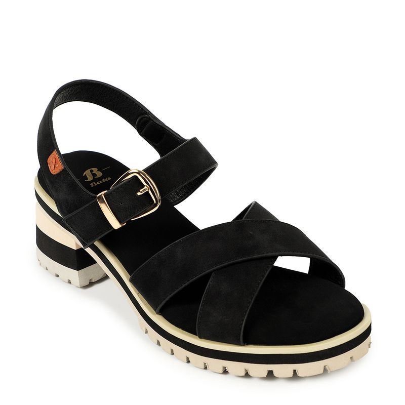 Sandalias Casuales C Negro para Mujer Bata Bata.pe