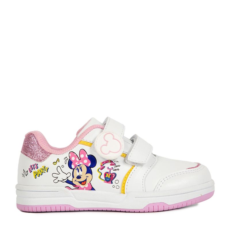 Zapatillas Minnie - Blanco - Zapatillas Velcro Niña